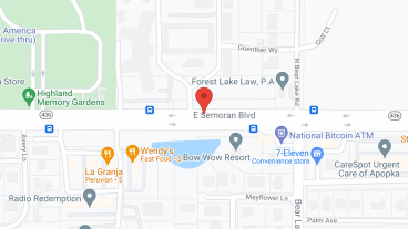 Florida Living Retirement in google map