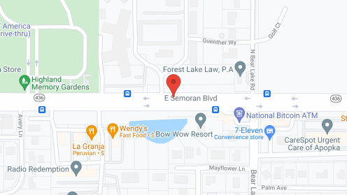 Map of the neighborhood around Florida Living Retirement