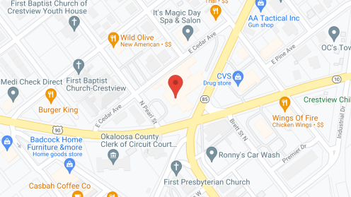 Map of the neighborhood around Crestview Manor