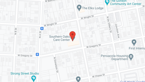 Map of the neighborhood around Magnolias