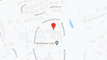 Westminster Oaks, a CCRC in google map