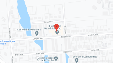 First Coast Health & Rehab Ctr in google map