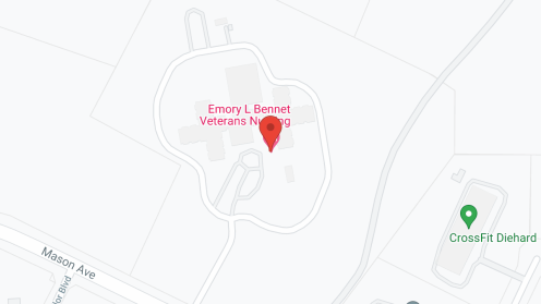 Map of the neighborhood around Veterans' Nursing Home