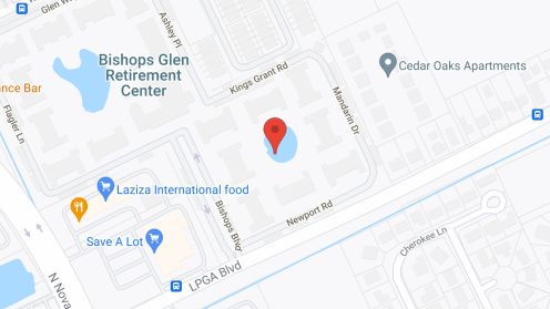 Map of the neighborhood around Woodmark at Daytona Beach