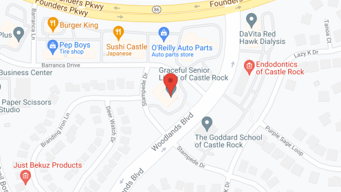 Map of the neighborhood around Graceful Living
