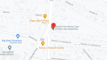 Stress Free Home Care in google map