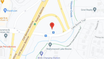 Waltonwood Lake Boone in google map