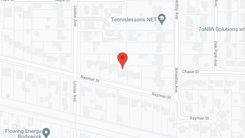 Map of the neighborhood around Evening Grace Assisted Living