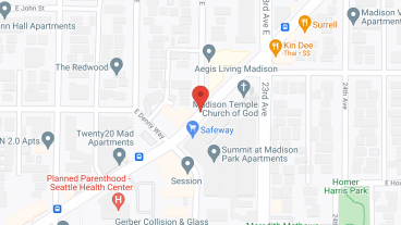 Aegis on Madison in google map