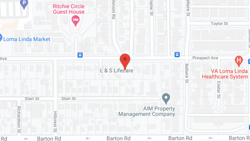 Map of the neighborhood around L and S Lifecare