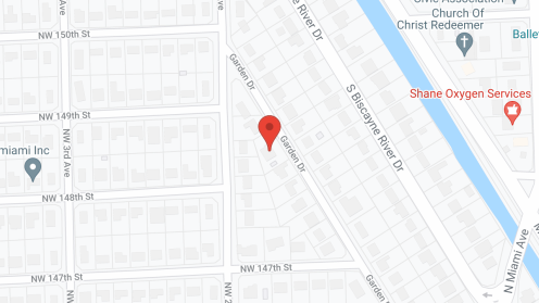 Map of the neighborhood around Tika's Assisted Living Facility