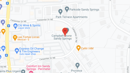 Map of the neighborhood around Campbell-Stone Personal Care