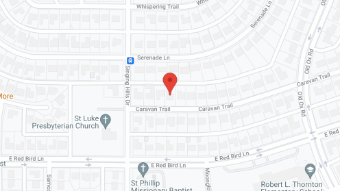 Map of the neighborhood around Trinity Residential Care