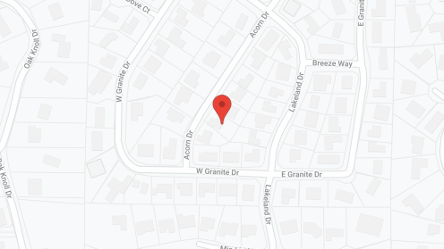 Map of the neighborhood around Hidden Lake Care Home