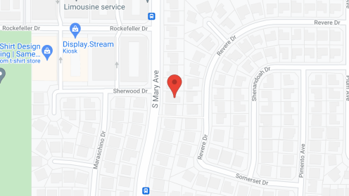 Map of the neighborhood around Willie Care Home II