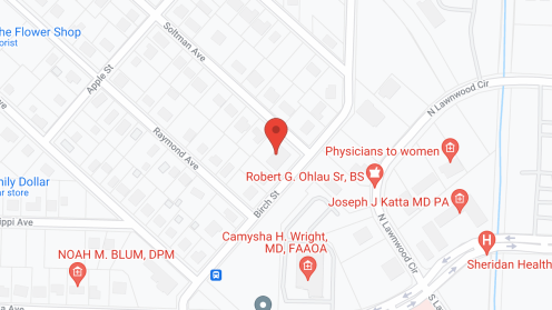 Map of the neighborhood around Academy Assisted Living