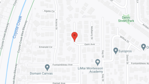 Map of the neighborhood around Espiritu Guest Home III