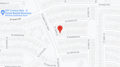 Map of the neighborhood around Redfield Assisted Living