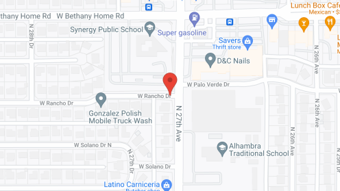 Map of the neighborhood around Young Life Assisted Living I