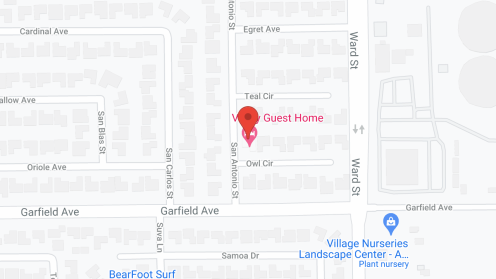 Map of the neighborhood around Valley Guest Home I