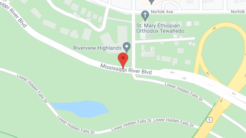 Map of the neighborhood around Riverview Highlands