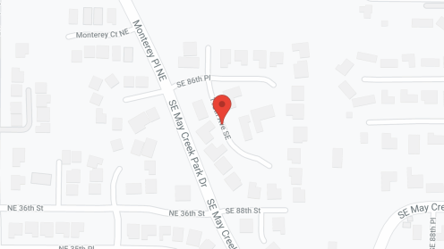 Map of the neighborhood around Villagio AFH