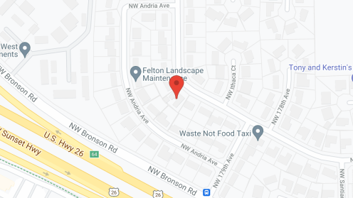 Map of the neighborhood around Sunset Foster Home