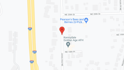 Map of the neighborhood around Overlake View AFH