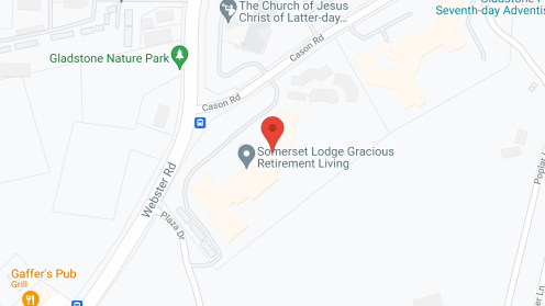 Map of the neighborhood around Somerset Lodge