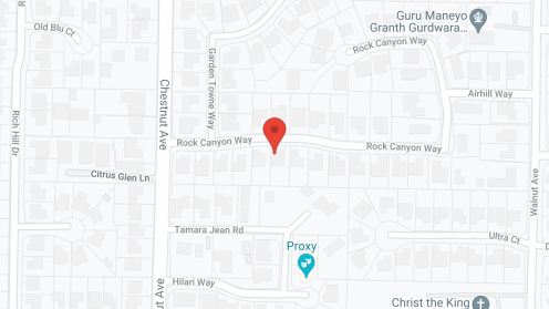 Map of the neighborhood around Crown Jewel