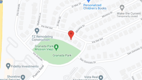 Map of the neighborhood around Del Sol I