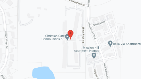 Map of the neighborhood around Christian Care Communities and Services Fort Worth