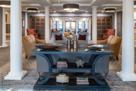 River Mills Assisted Living at Chicopee Falls indoor common area