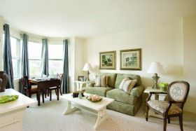 The Residence at Boylston Place in unit seating area