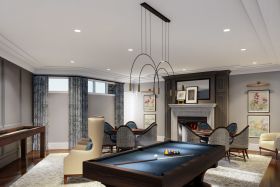 The Cambridge at Brier Creek game room